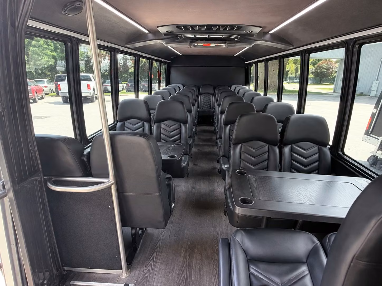 18 passenger minibus inside