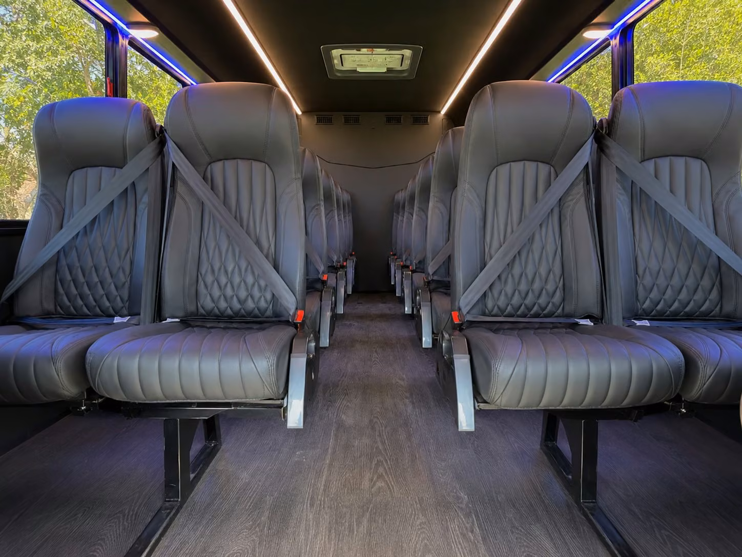 20 passenger minibus interior