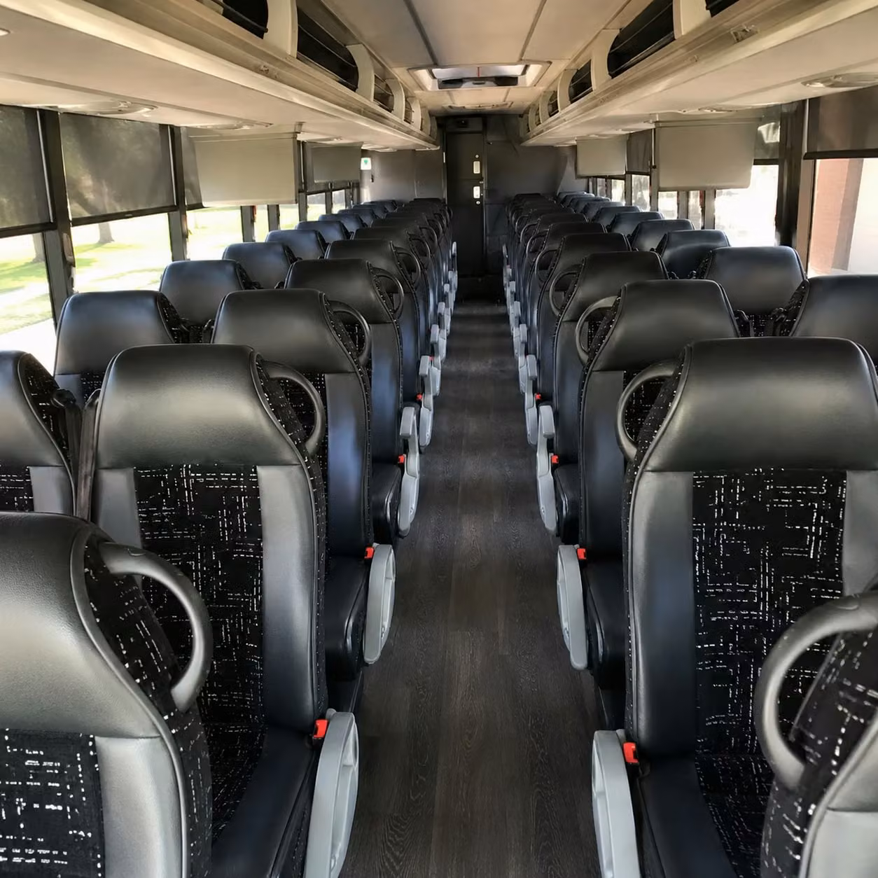 virginia beach charter bus interior